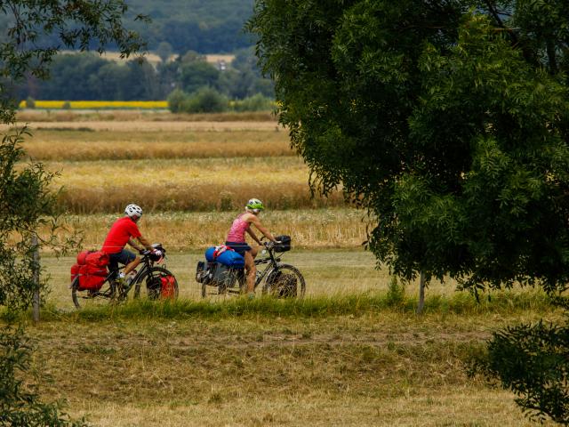 Véloroute Voie Bleue Manom