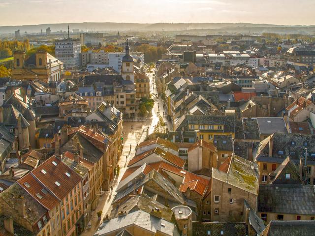 Thionville - Vue aérienne