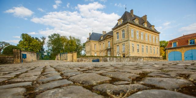 Château de la Grange - Vue des pavés