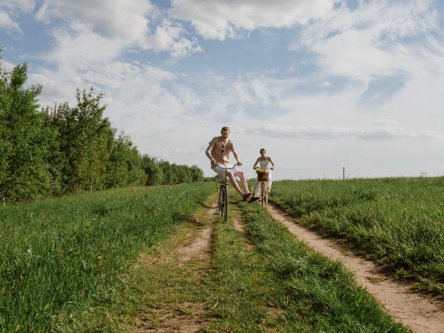 Balade à vélo sur la Voie Bleue