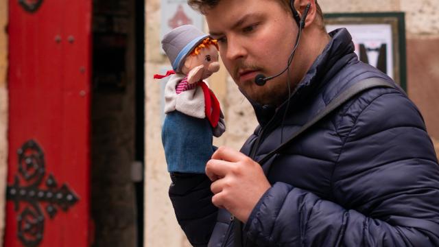 Visite marionnette Jean l'intrépide