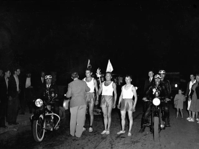 Course Relais Flambeau Olympique 1948